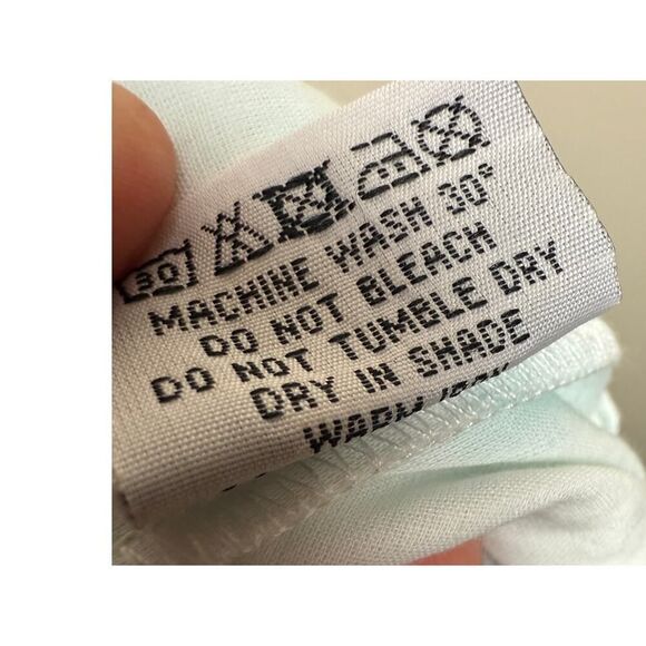 Juliet Dunn Blue Gingham Tie Shoulder Dress NWT Sz. 2 (US 6-8) - Picture 10 of 10